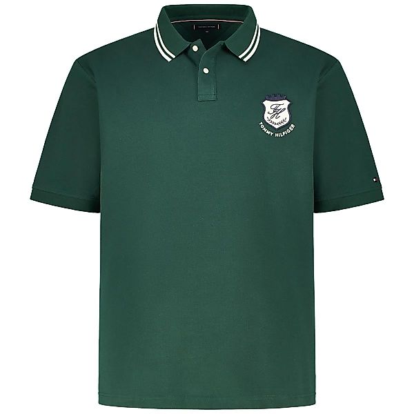 Tommy Hilfiger Poloshirt mit Elasthan Farbe dunkelgrün Größe: 3XL günstig online kaufen