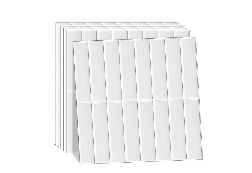 Coonoor Fliesenaufkleber 3d Wandpaneele Klebefliesen Küchenrückwand Metro F günstig online kaufen