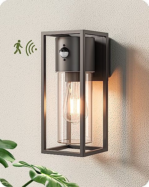 EDISHINE Außen-Wandleuchte mit Bewegungsmelder, ohne Leuchtmittel, moderne günstig online kaufen
