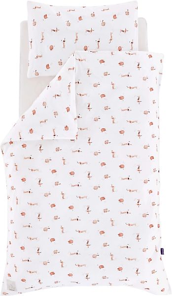 Träumeland Babybettwäsche »Jersey Cats & Dogs«, mit niedlichem Allover-Prin günstig online kaufen
