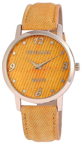 EXCELLANC Quarzuhr 190004000039 Excellanc Damenuhr mit Lederimitationsarmba günstig online kaufen