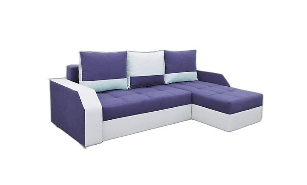 Xlmoebel Ecksofa Ecksofa mit Schlaffunktion Textil Premium Zweifarbig Moder günstig online kaufen