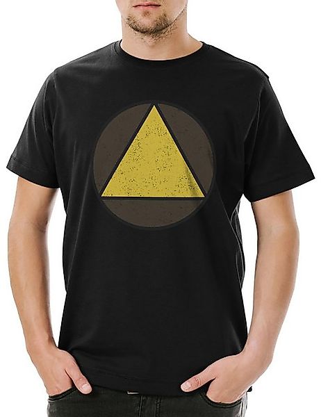 Urban Backwoods Print-Shirt Triangle Circle Herren T-Shirt David Legion Hal günstig online kaufen