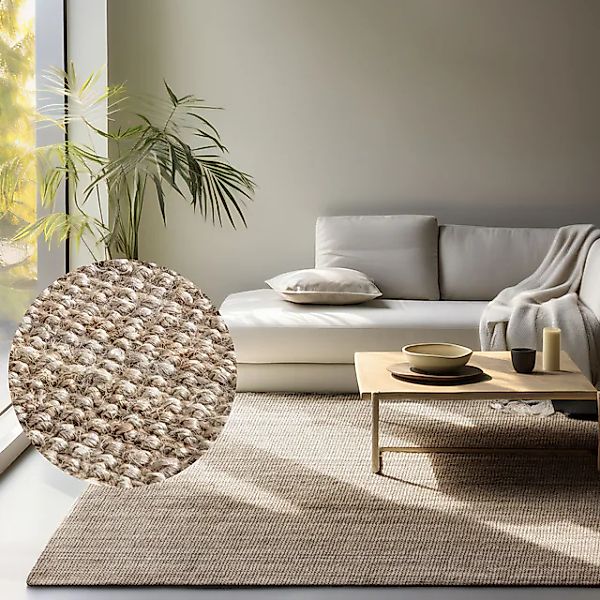 HANSE Home Teppich »Jaipur Juteteppich, als Läufer und in Rund«, rechteckig günstig online kaufen