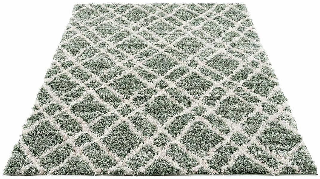 Carpet City Hochflor-Teppich "Pulpy 540" rechteckig 30 mm Höhe besonders we günstig online kaufen