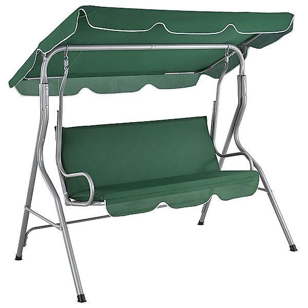 Juskys Hollywoodschaukel Cecina, 3-Sitzer, bis 200 günstig online kaufen