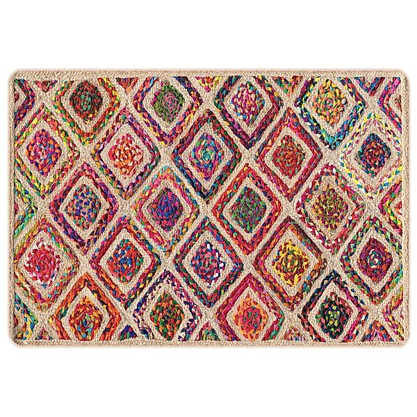 vidaXL Teppich Waschbar Mehrfarbig 120x180 Cm Rutschfest 1927553 günstig online kaufen