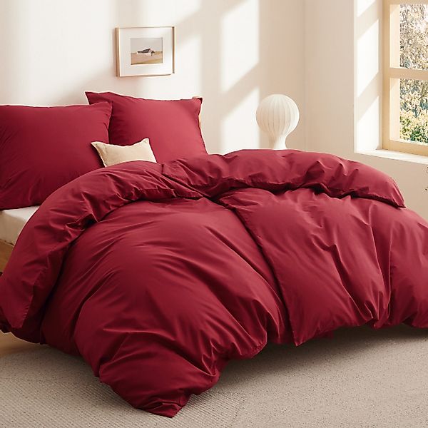 BEDSURE Bettwäsche mit Reißverschluss, 100% Baumwolle, günstig online kaufen