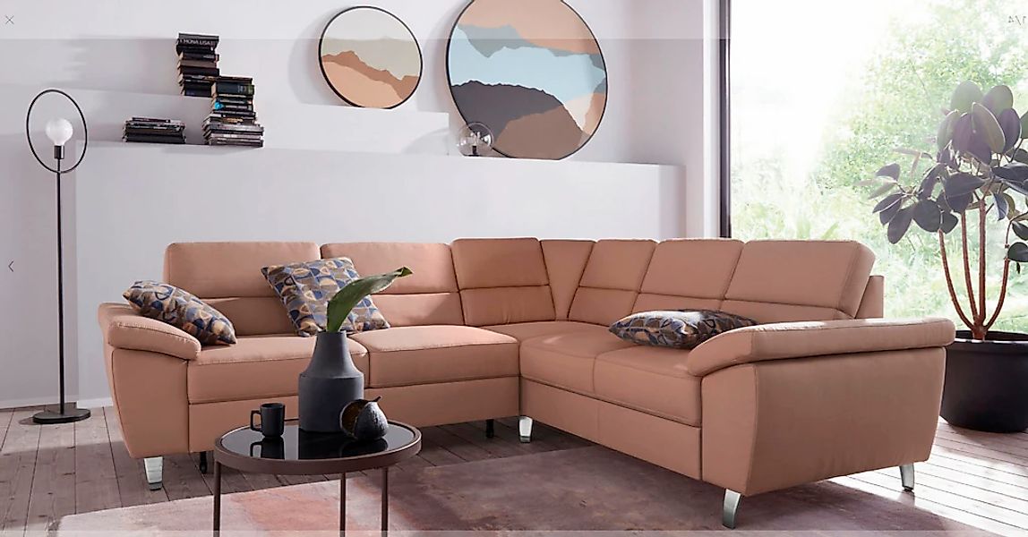 sit&more Ecksofa "Sorano L-Form" wahlweise mit Bett- und Relaxfunktion, ink günstig online kaufen