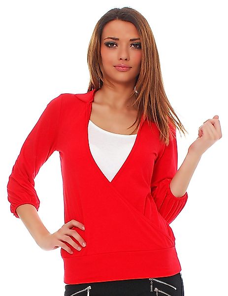 Mississhop 3/4-Arm-Shirt Bluse Tunika Longshirt mit günstig online kaufen