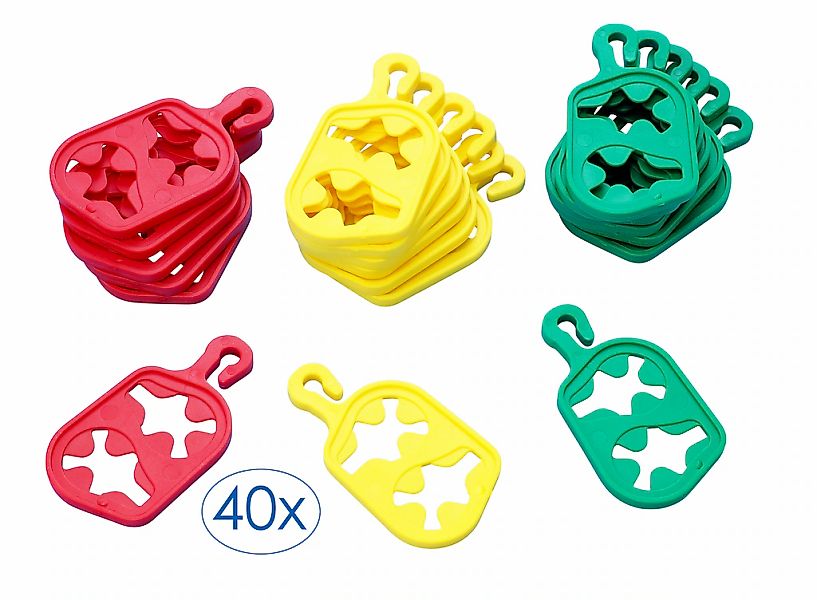 Ruco Wäscheklammern "Sockensortierer, 40er Set" 40 Stk. tlg. Sockenclips, S günstig online kaufen