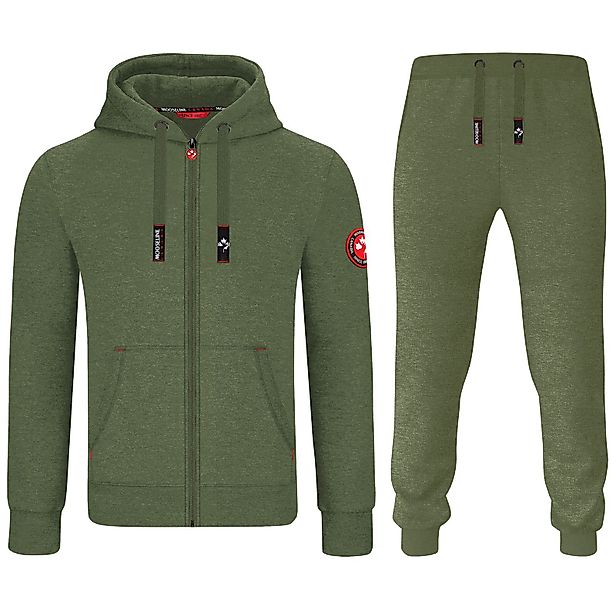 MOOSELINE Jogginganzug Herren Olive - rotes günstig online kaufen