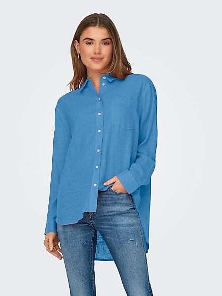 ONLY Longbluse ONLTOKYO L/S LINEN BLEND günstig online kaufen