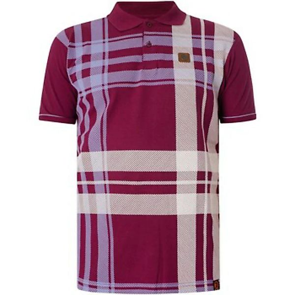 Trojan  Poloshirt Übergroßes Poloshirt mit Karoeinsatz günstig online kaufen