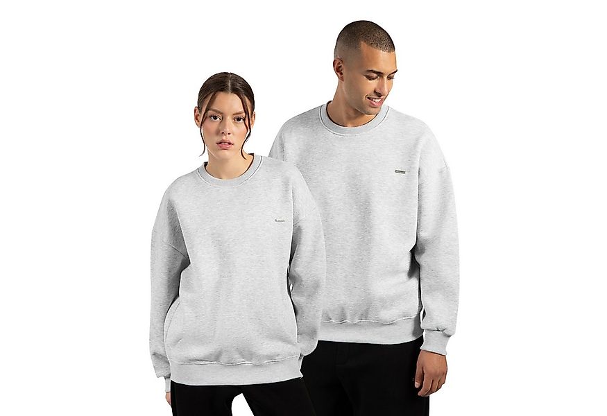 Smilodox Sweatshirt Unisex Riven, Oversize Fit Pulli mit Graviertem Metalll günstig online kaufen