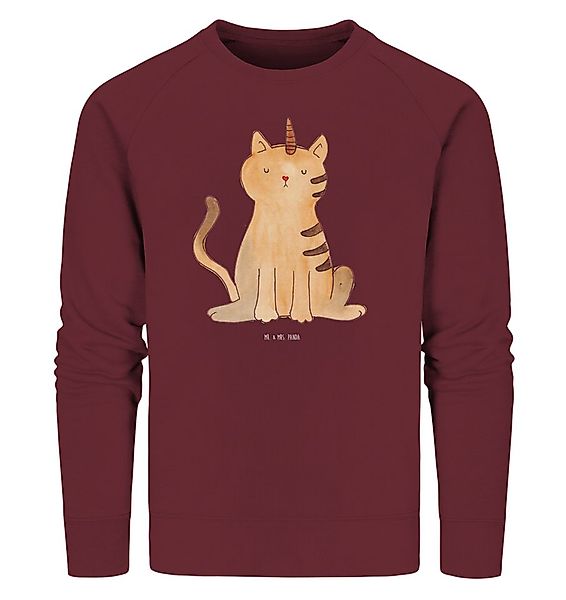 Mr. & Mrs. Panda Longpullover Einhorn Katze Größe S - Burgundy - Geschenk, günstig online kaufen