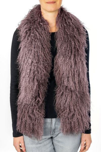 LIRA Deko Wollschal 100 % Lammfell günstig online kaufen