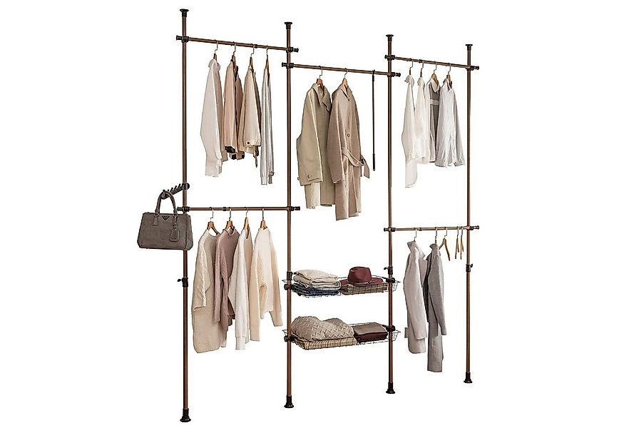 SoBuy Kleiderständer KLS04, Garderobenständer Kleiderschrank, verstellbares günstig online kaufen