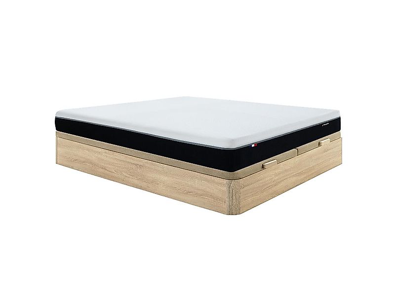 Boxspringbett mit Bettkasten + Hybridmatratze - Brandschutz, 7-Zonen-Tasche günstig online kaufen