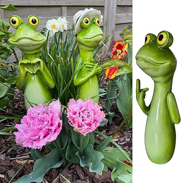 Online-Fuchs Gartenfigur Gartenstecker Froschhals, Kopf - günstig online kaufen
