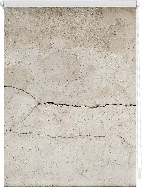 LICHTBLICK ORIGINAL Seitenzugrollo "Klemmfix Motiv Beton" Lichtschutz ohne günstig online kaufen