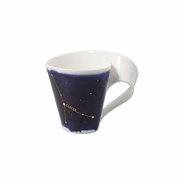 Villeroy & Boch Tasse "Tasse Krebs NewWave Stars 300 ml weiß-blau" günstig online kaufen