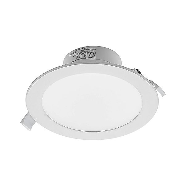 PRIOS LED Rida 9917008 Modern in Weiß aus Aluminium 1-flammig Badezimmerleu günstig online kaufen