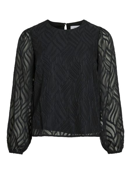 Vila Blusenshirt Chices Oberteil mit Textur günstig online kaufen