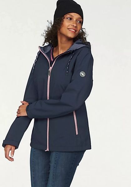 Polarino Softshelljacke für den Übergang, aus Softshell, wasserabweisend, w günstig online kaufen