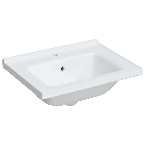 vidaXL Waschbecken Weiß 61x48x19,5 cm Rechteckig Keramik 153709 günstig online kaufen