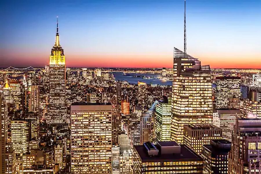 Papermoon Fototapete »New York bei Nacht« günstig online kaufen