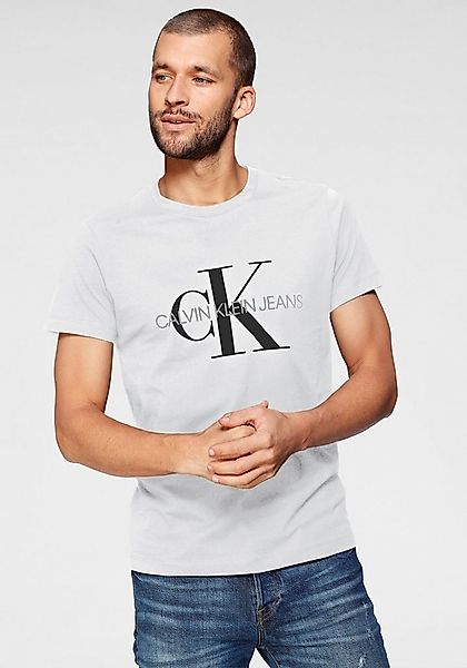 Calvin Klein Jeans T-Shirt ICONIC MONOGRAM SLIM TEE mit großem CK-Print günstig online kaufen