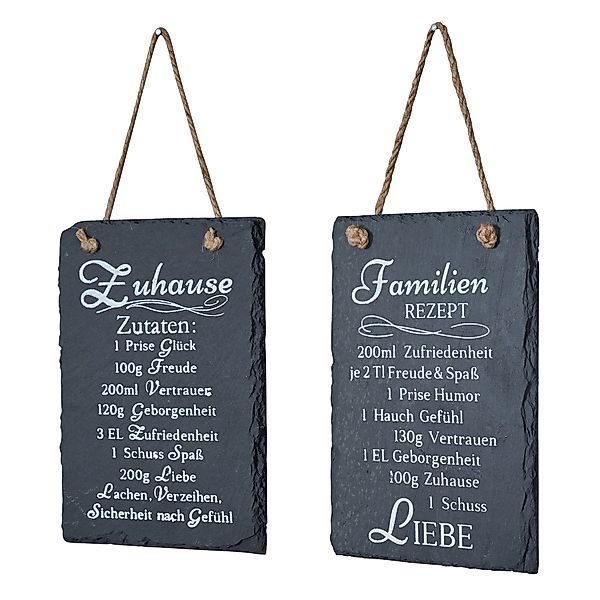 Levandeo® Wandbild, 2er Set Wandbilder Sprüche günstig online kaufen