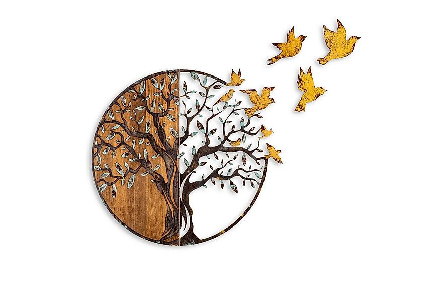 Wallity Wanddekoobjekt 100% WOODEN (Thickness: 3 cm) / METAL (Thickness: 1, günstig online kaufen