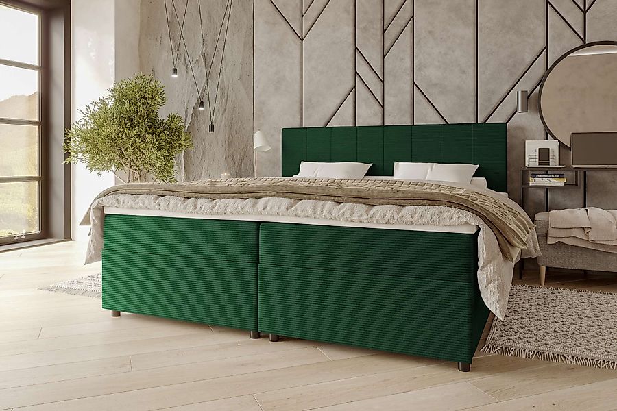 99rooms Boxspringbett Kira (Schlafzimmerbett, Bett), 140/160/180x200 günstig online kaufen