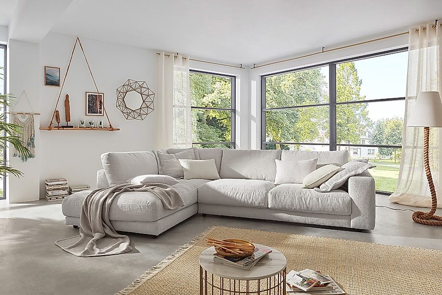 KAWOLA Ecksofa MADELINE, Couch L-Form rechts günstig online kaufen