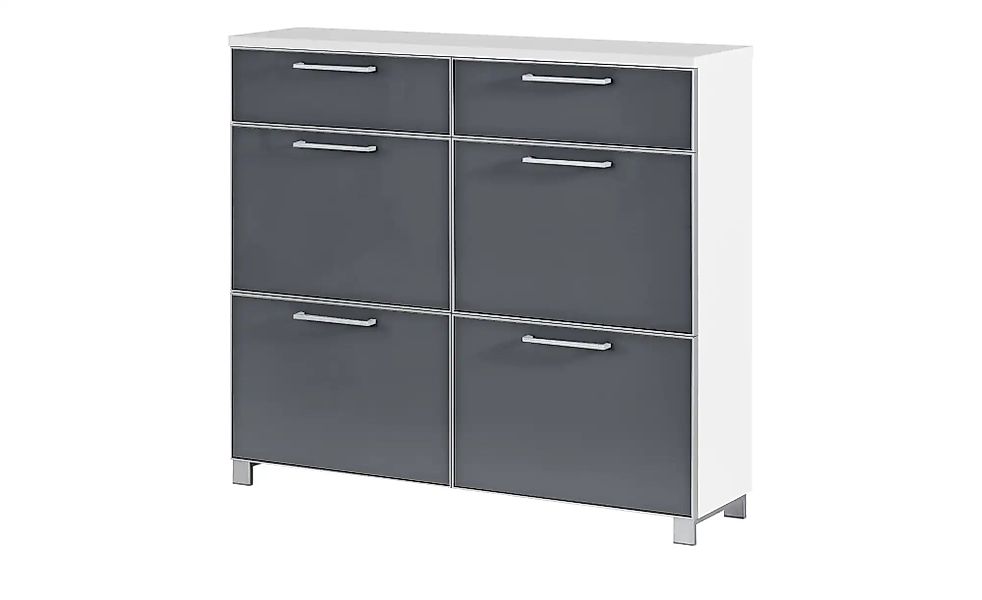 Schuhschrank  Duna ¦ grau ¦ Maße (cm): B: 121 H: 108 T: 31.0 Garderoben & K günstig online kaufen