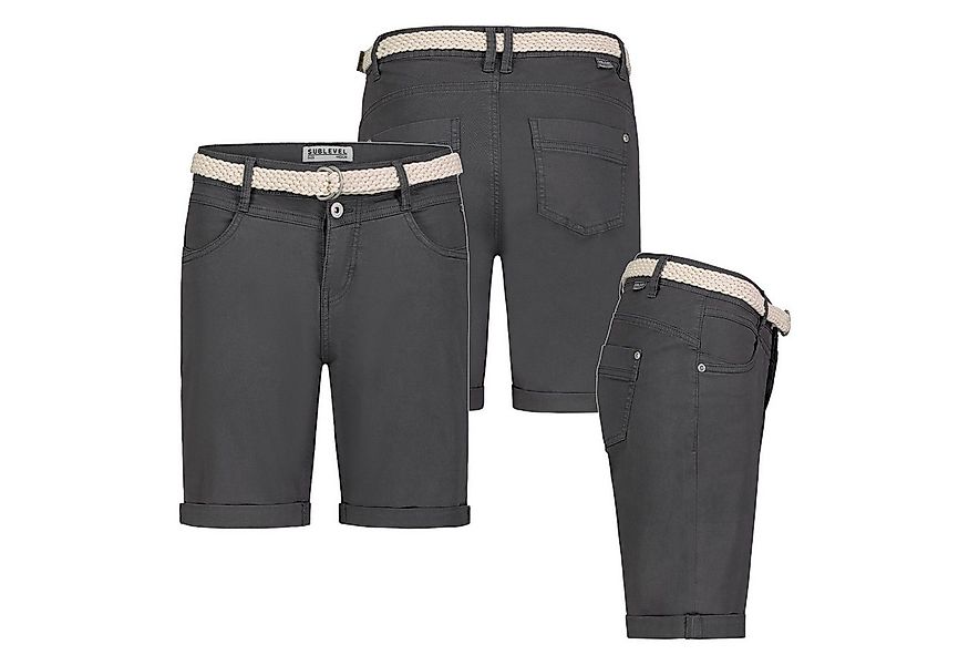 Stitch & Soul Bermudas Damen Short Bermuda kurze Hose Sommer Chino Stoff Ho günstig online kaufen