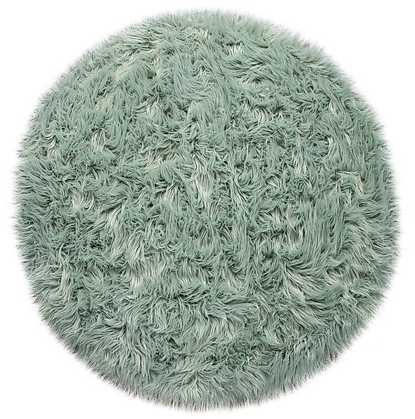 Paco Home Fellteppich "Playa 960" rund 64 mm Höhe Kunstfell, Flokati-Optik, günstig online kaufen