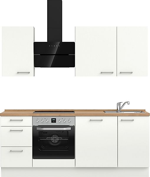 nobilia Küchenzeile ""Laser II", Ausrichtung wählbar, Breite 210 cm" vormon günstig online kaufen