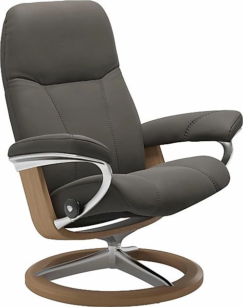Stressless "Consul" mit Signature Base, Größe L, Gestell Eiche günstig online kaufen