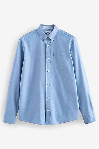 Next Langarmhemd Langärmeliges Oxfordhemd im Slim günstig online kaufen