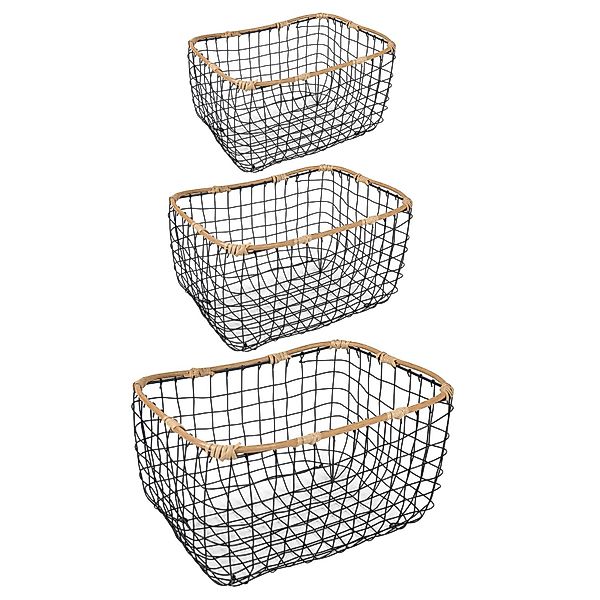 IDIMEX Aufbewahrungskorb JIMO (Set), Metallkorb 3er günstig online kaufen