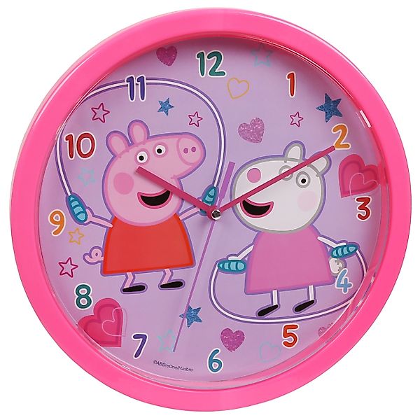 Sarcia.eu Wanduhr Peppa Wutz Rosa analoge günstig online kaufen