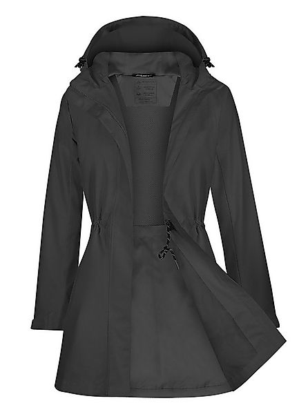 ATLASLAVA Regenjacke Damen Lang Softshelljacke Regenmantel (1-St) Frauen Tr günstig online kaufen