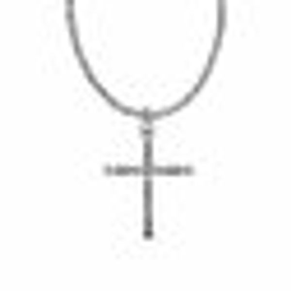 Halskette Silber 925 poliert mit Kreuz-Anhänger 60cm lang Königskette 2,2mm günstig online kaufen