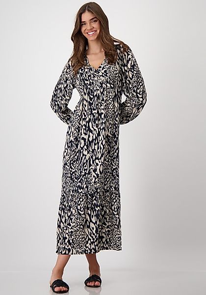 Monari Maxikleid mit Animalprint günstig online kaufen