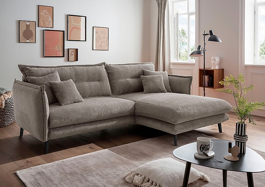 INOSIGN Ecksofa Lazio modernes Design, bequem, günstig online kaufen