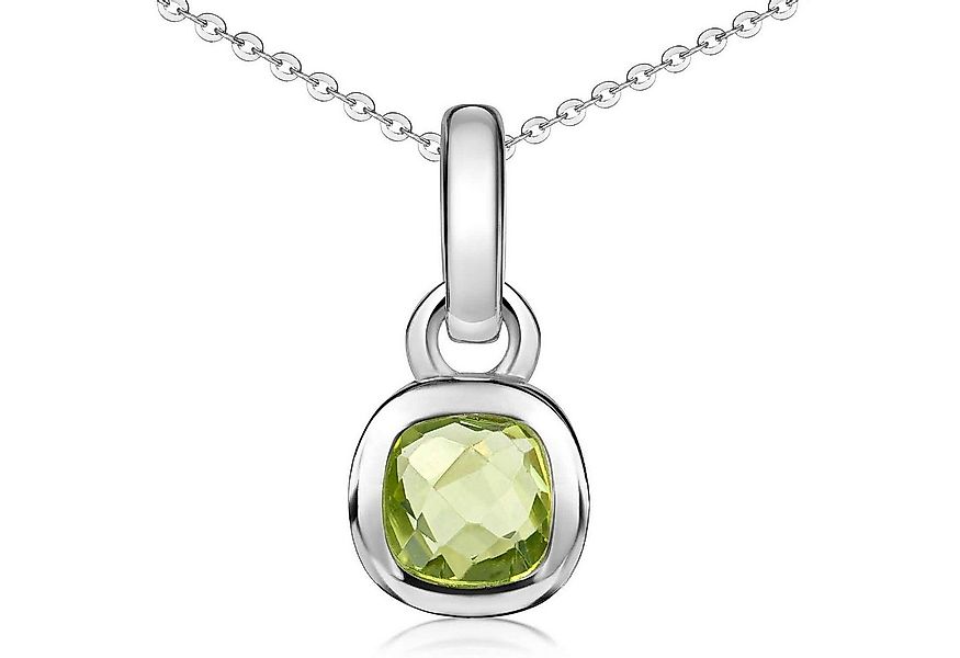 Materia Kettenanhänger Damen Peridot Silber Grün KA-248-Peridot, 925 Sterli günstig online kaufen