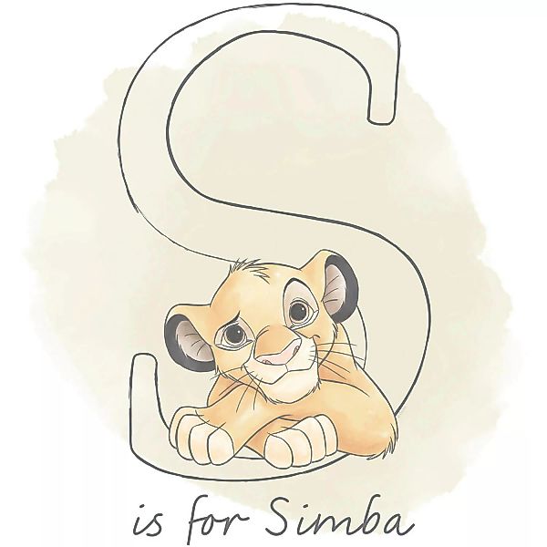 Komar Poster "S like Simba", Disney, (1 St.) günstig online kaufen